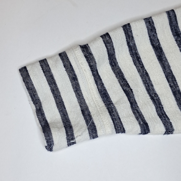 Old Navy Navy and White Striped Hoodie Zip Sweatshirt Size XXL $13 - Picture 7 of 9